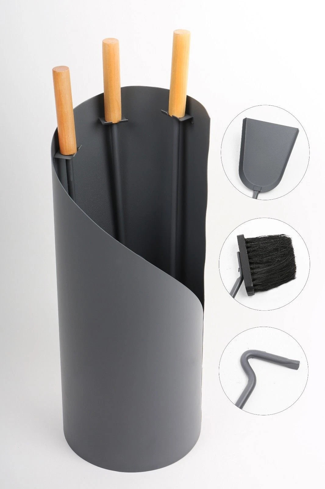 fire porker fire sholve  fireplace brush 