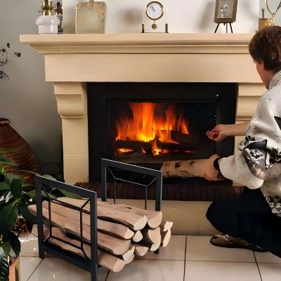 Enhance Your European Home with a Stylish and Functional Firewood Rack