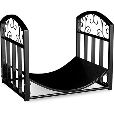 Metal Firewood Rack for Indoor Outdoor