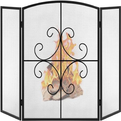 3 Panel Fireplace Screen 48