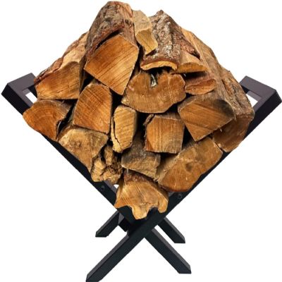 Firewood Rack Outdoor and Indoor Firewood Holder Waterproof Rustproof Stable Log Holder