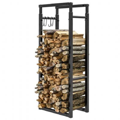 Adjustable Size Indoor Outdoor Heavy Duty Firewood Rack