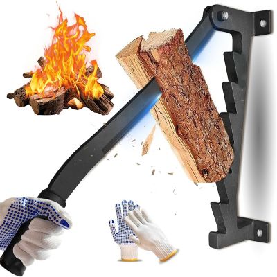 Wall Mounted Kindling Splitter Firewood