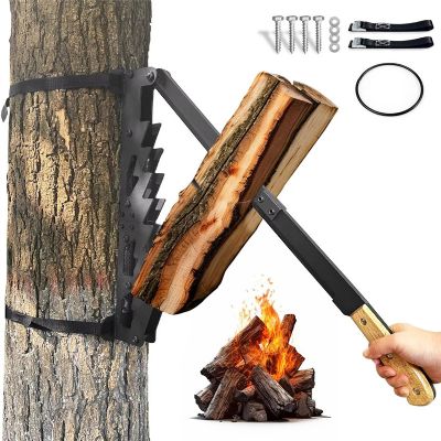 Wall Mounted Kindling Splitter for Wood Portable Metal Manual Fire Wood Kindling Splitter
